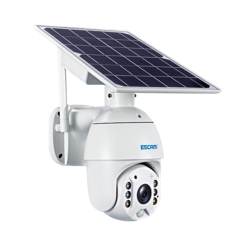 ESCAM QF480 EU Version HD 1080P IP66 Waterproof 4G Solar Panel PT IP Camera with Battery, Support Night Vision / Motion Detection / TF Card / Two Way Audio, with Battery(EU Version) ESCAM QF480 EU Version HD 1080P IP66 Waterproof 4G Solar Panel PT IP Camera with Battery, Support Night Vision / Motion Detection / TF Card / Two Way Audio, with Battery(EU Version)